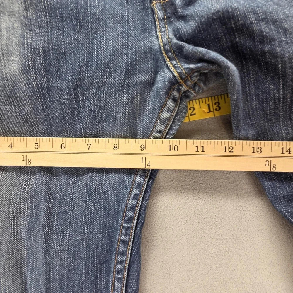 Vintage Levis Blue Star Jeans Mens 32x34 Engineered Zip Fly Honeycomb